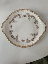 Royal Albert Dimity Rose Handled Cake Plate England-see description