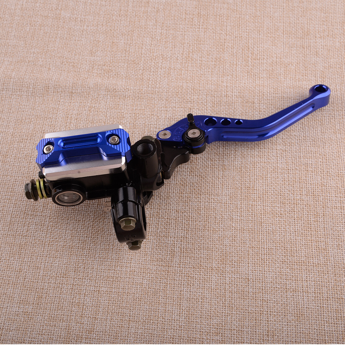 7/8" Universal Blue Clutch Brake Lever Master Cylinder Reservoir Set - View #11