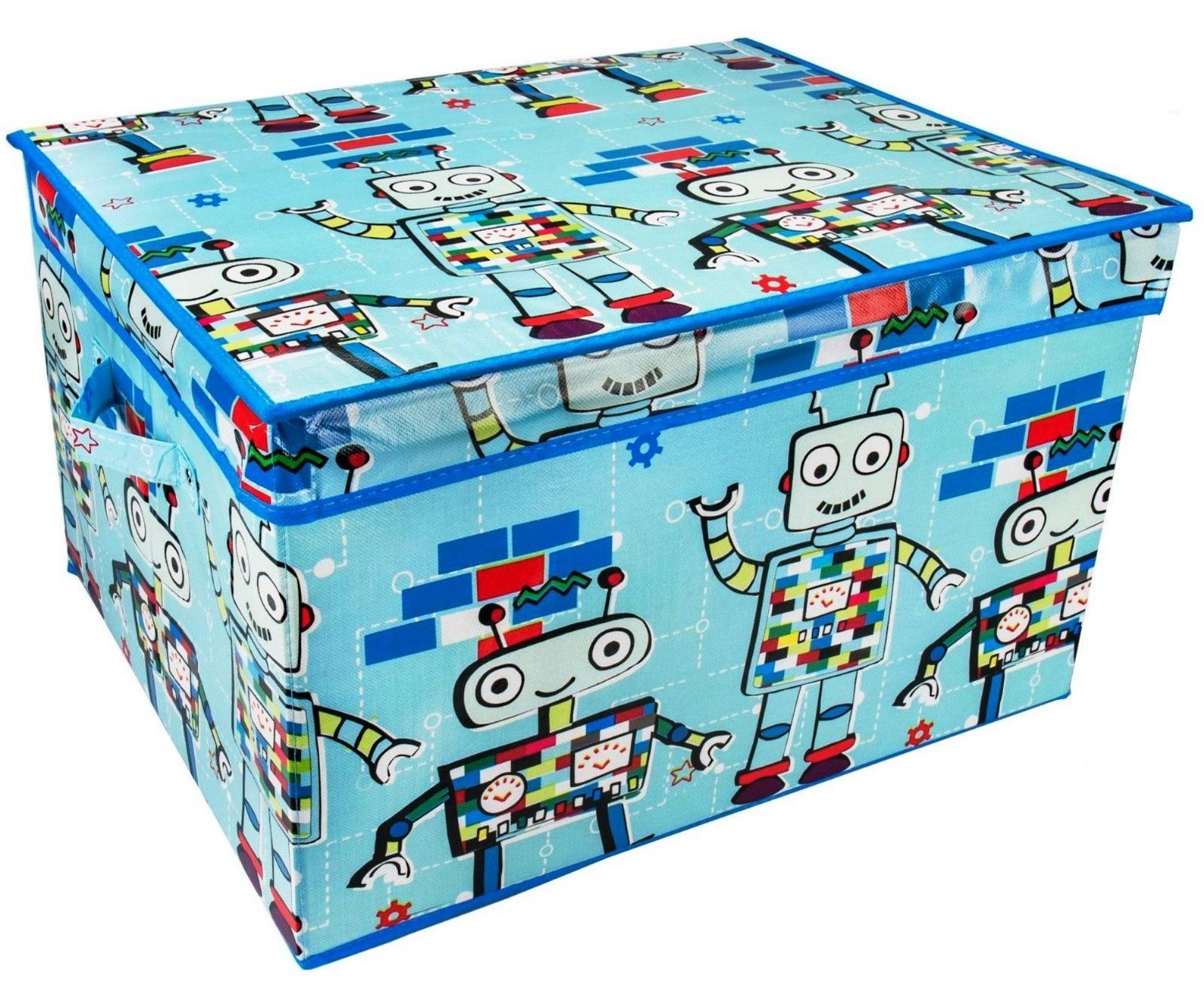 Large Kids Childrens Toy Storage Box Treasure Chest Box With Lid Girls