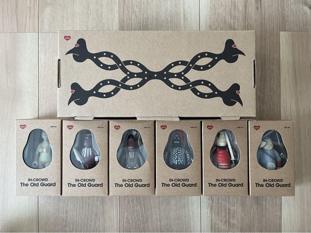 【cloud5】amos toy 『 The Old Guard 』 AMOS TOY The Old Guard 7 Figure Set Vinyl Art Toys Designer
