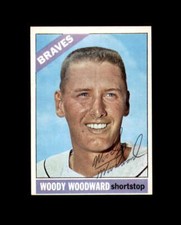 Woody Woodward Signed Authentic 1966 Topps Atlanta Braves Autograph