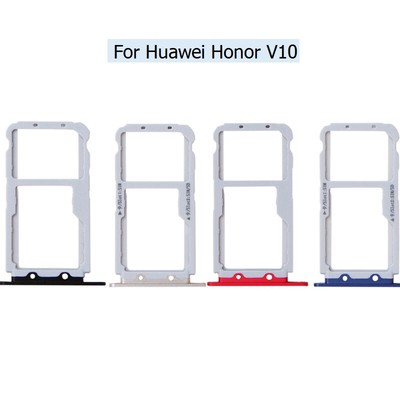 Sim Card Tray Slot Holder Adapter Connector For Huawei Honor View 10 V10 Reader