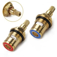 1/2 X Replacement Tap Valve Brass Ceramic Disc Cartridge Inner Faucet Valve New