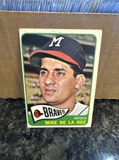 1965 Topps 182 Mike de la Hoz VG Milwaukee Braves