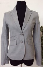 NWT New York  Company Women's Gray Polyester Blend Blazer Jacket Size 2 74.95.