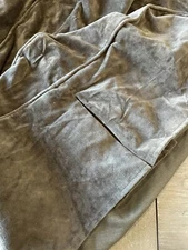 Pottery Barn  Ottoman Slipcover dark brown 36x36x15"