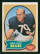 DICK EVEY 1970 TOPPS 70 NO 106 EX+            39702