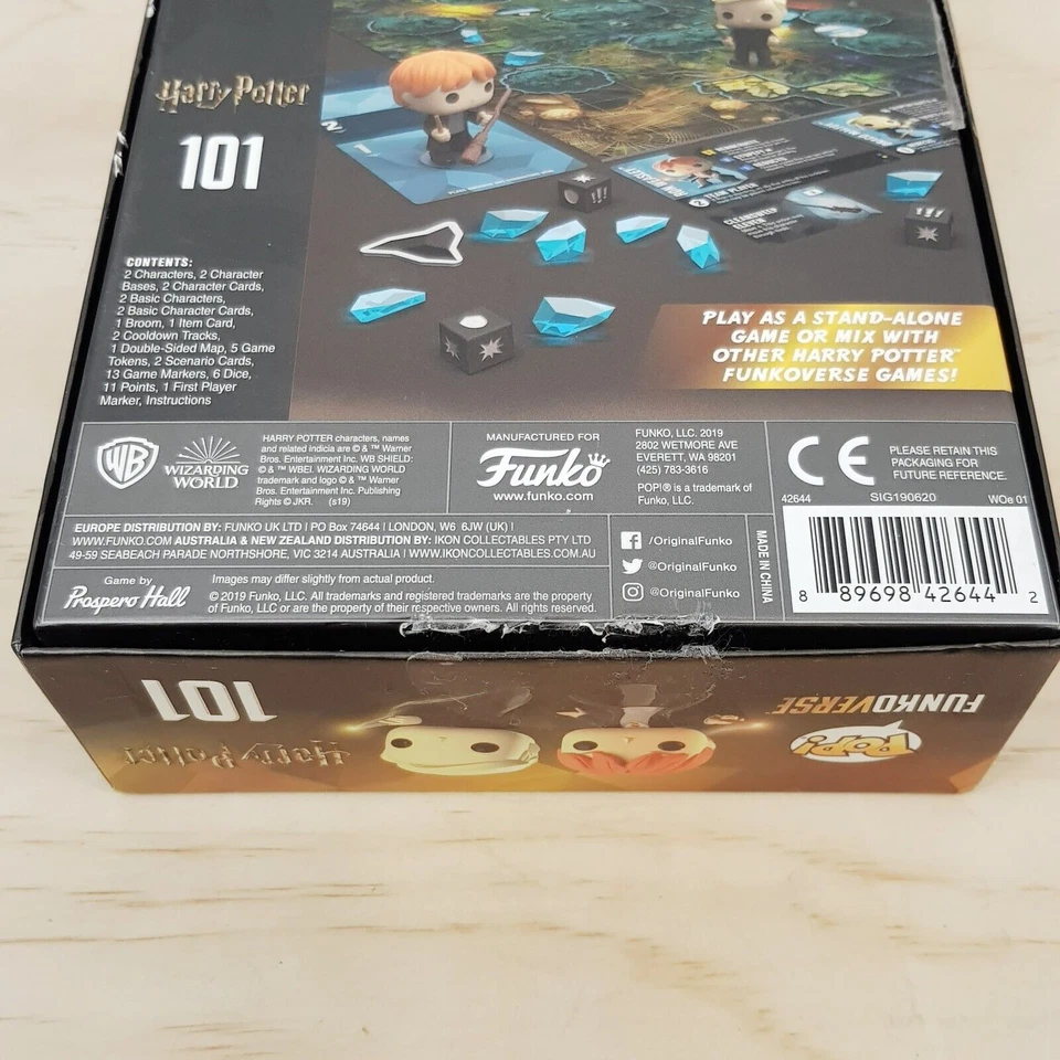 HARRY POTTER  101 Funko Verse Strategy Game Inc Ron Weasley + Draco Malfoy Pop - Image 3 of 4