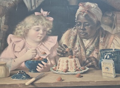 40s 50s バンビ ＆ サンバー ビンテージ 絵画 W.D.P. Vintage PRINT Framed ART By Harry Roseland 1901 19x25 In a 29x36