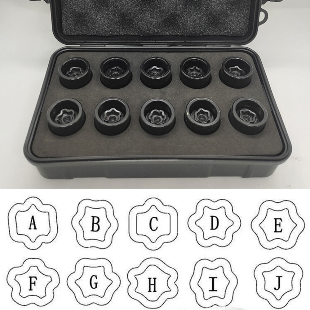 セキュリティ・セーフティ nontan1114 For TOYOTA Security Master Locking Lock Wheel Nut Key Bolt