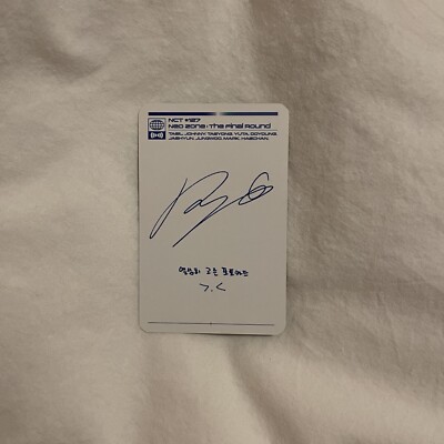 nct 127 neo zone the final round kihno doyoung photo card | eBay