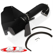 Black Cold Air Intake Kit For 2009-2013 Chevy Silverado 1500 4.8 5.3 6.0 6.2 V8