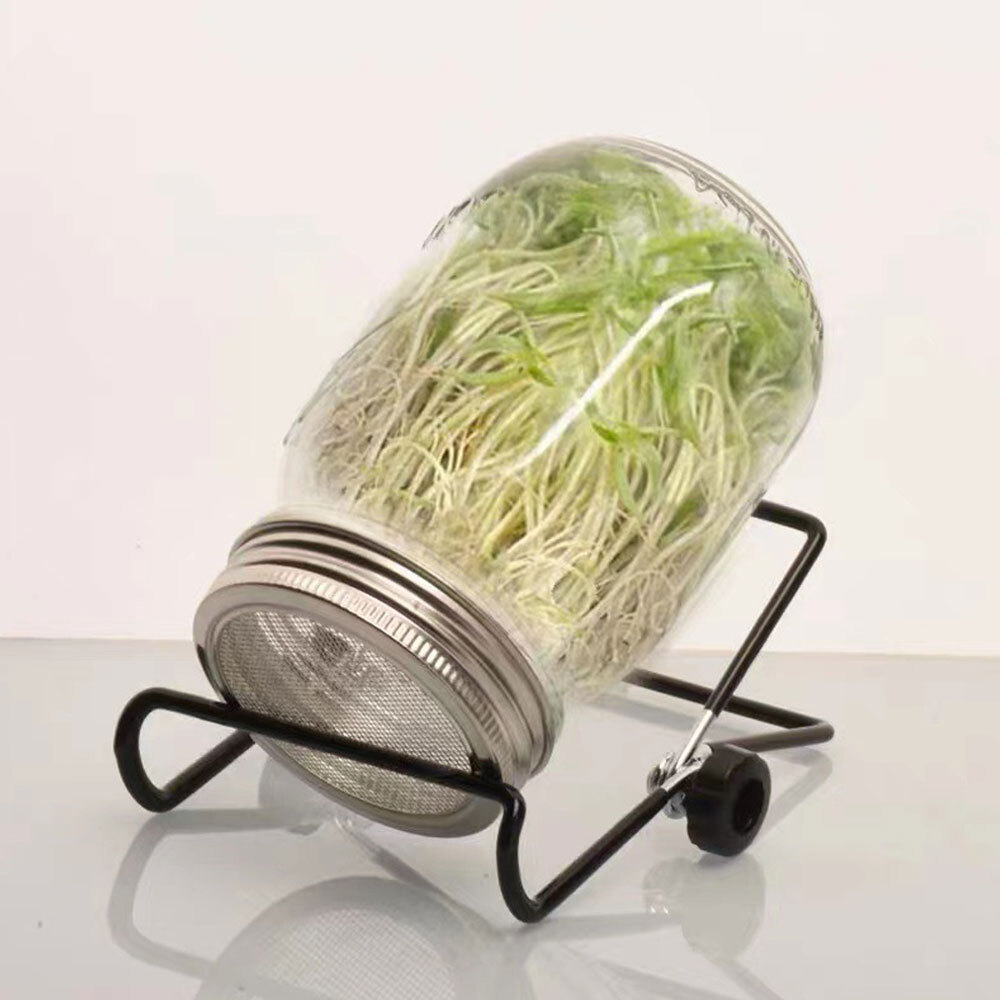 16/32oz Sprouting Jar Cover Kit Sprouter Germination Cover Mason Jar