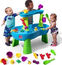 Step2 Rain Showers Splash Pond Water Table - Kids Outdoor Water Play Activity