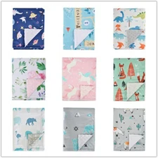 Boritar Newborn Baby Blanket Pram Crib Basket Infant Toddler Girl Boy 30"x40"