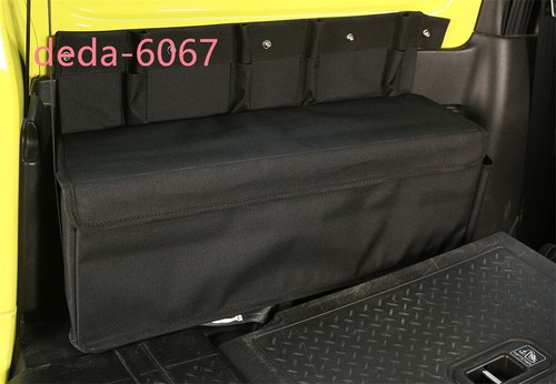 Black Rear Trunk Side Storage Bag Organizer For Suzuki Jimny 2019-24 Accessories - Picture 6 of 10