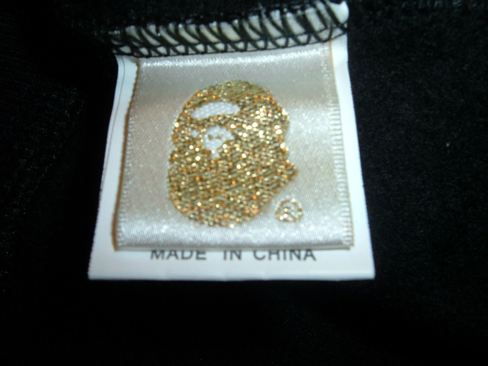 A BATHING APE (BAPE) Felpa con cappuccio e zip intera BAPE WGM Shark nera A Bathing Ape taglia M