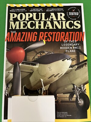 Popular Mechanics January February 2022 Amazing Restoration of Legendary Plane