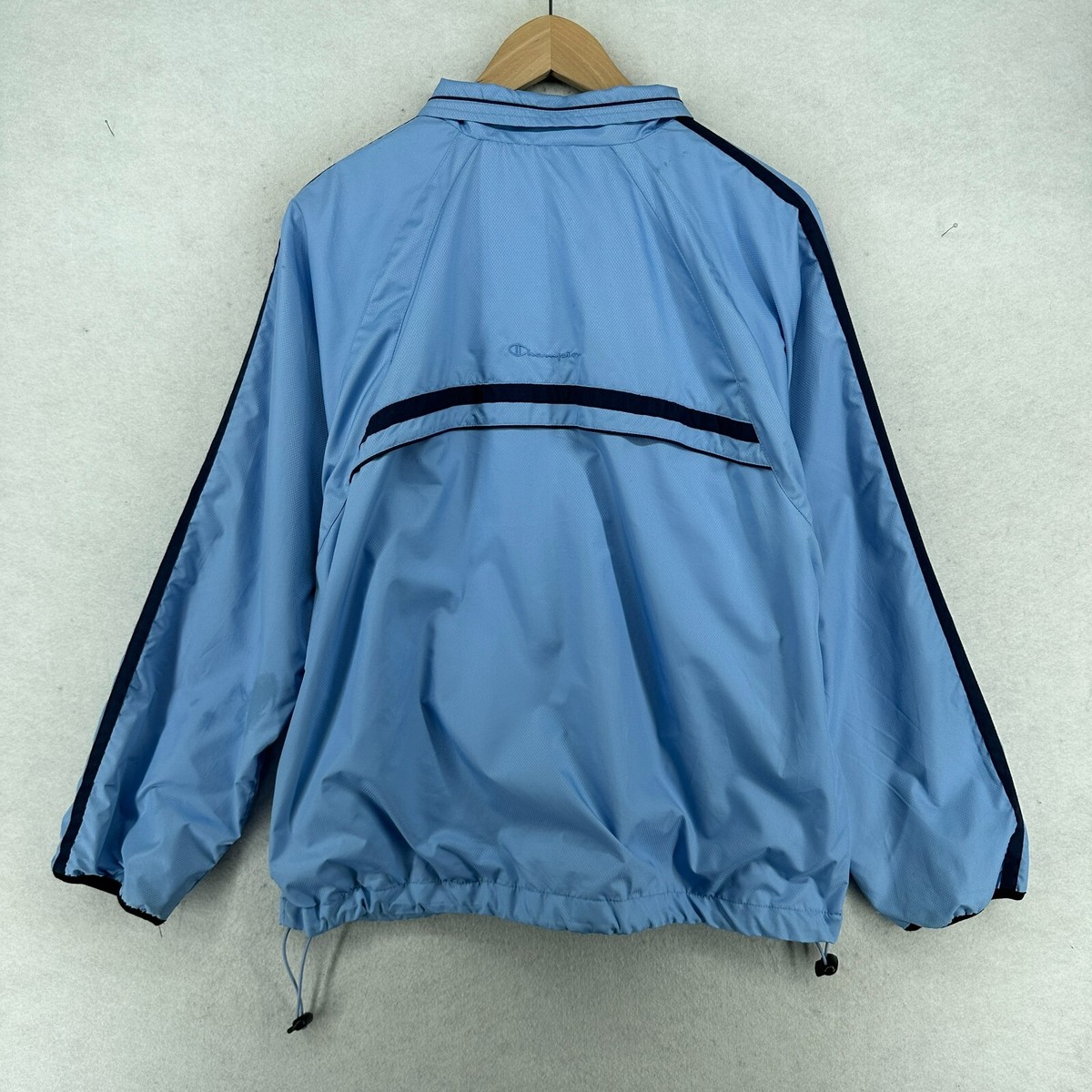 CHAMPION Jacket Mens L Windbreaker Full Zip Lined