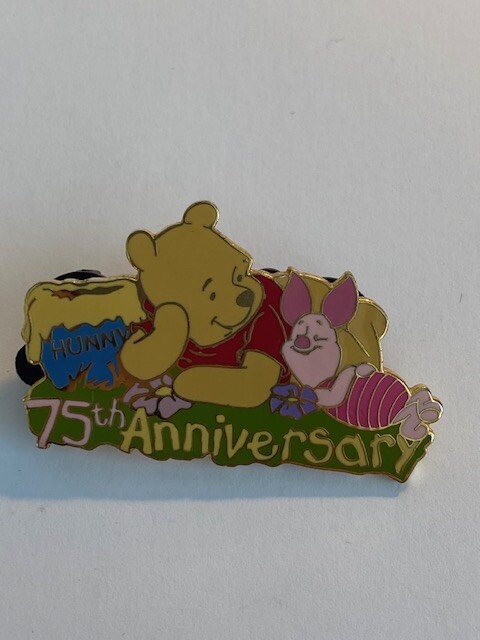 Disney Auctions Winnie The Pooh 75th Anniversary Pooh Piglet Disney Pin LE100 B6