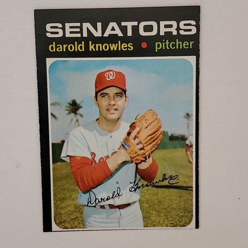 VINTAGE - 1971 TOPPS BASEBALL "DAROLD KNOWLES"  #261 - PACK FRESH - Picture 1 of 2
