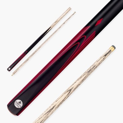 Kudos RED DIAMOND 2-teiliges passendes Snooker-Poolqueue aus Aschekorn 57 Zoll - 9,5 mm Spitze SE22