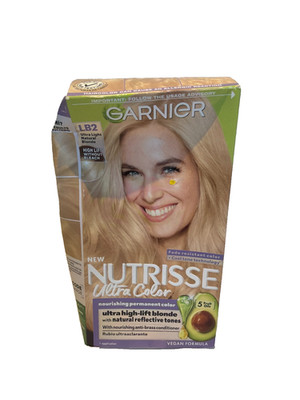 Garnier Nutrisse Ultra Creme Hair Color LB2 Ultra Light Natural Blonde Perm NEW