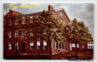 Vintage Postcard Historic David Wills House