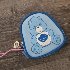 Care Bears Blue Cartoon Zip Coin Wallet Pouch...