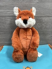 Jellycat Bashful Fox Cub Medium Plush Genuine Collectible New With Tags Dust Bag