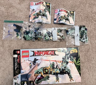 LEGO Ninjago Movie 70612 - Green Ninja Mech Dragon (Incomplete Set)