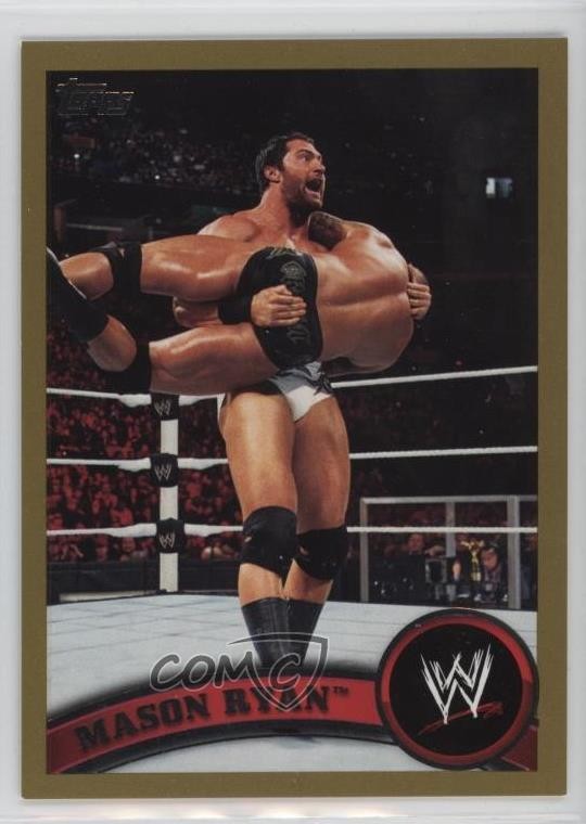 2011 Topps WWE Gold 33/50 Mason Ryan #23 Rookie RC u9x