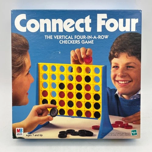 VINTAGE Connect Four COMPLETE Milton Bradley 1998 Kids Children's 90s 4