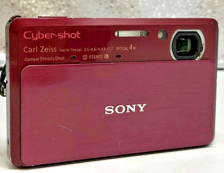 Sony Cyber-shot DSC-TX7 Red 10MP 4x Optical Zoom Digital Camera