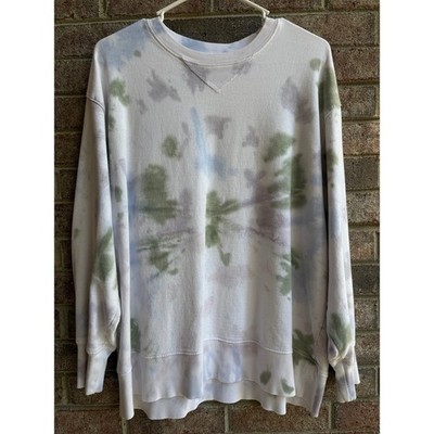 J.Crew Rivet & Thread Tie Dye Sweatshirt Cotton Crewneck Small