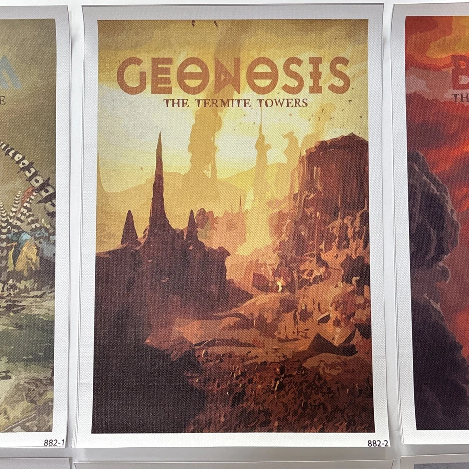 Lot Of 6 ✅ Star Wars Movie Locations Poster Wall Art Canvas Poster Print ✅8x12 - Image 3 of 4