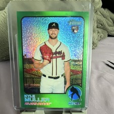 Topps Heritage Kyle Muller #280 Braves Chrome Green Refractor Rookie /273