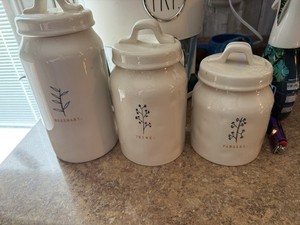 Rae Dunn Canister Set | eBay