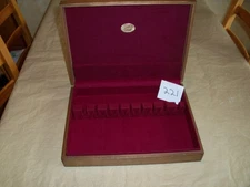 STERLING SILVER PLATE TARNISH PROOF SILVERWARE FLATWARE STORAGE BOX CHEST CASE