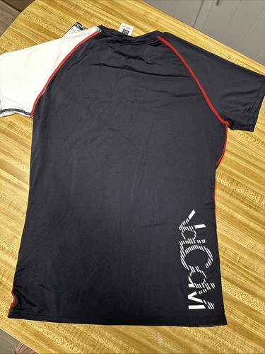 Boys Volcom Thrash guard Swim Shirt Size Large Black/white/red 51+ Anti-UV - Picture 5 of 7