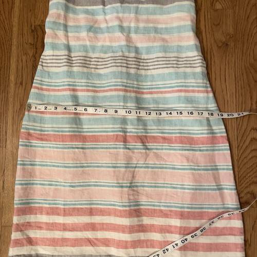 NWT Tommy Bahama Kohala Stripe Linen Halter Dress M (8/10) Pink Blue ice cave - Picture 13 of 19