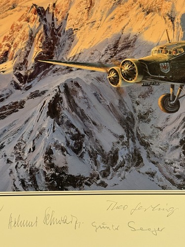 WW2 Robert Taylor Aviation Art Print Special Duties Knights Cross Signed New - Picture 8 of 16