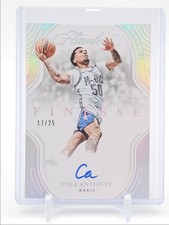 COLE ANTHONY 2024-25 FLAWLESS FINESSE SIGNATURES MAGIC AUTO /25 Q6438