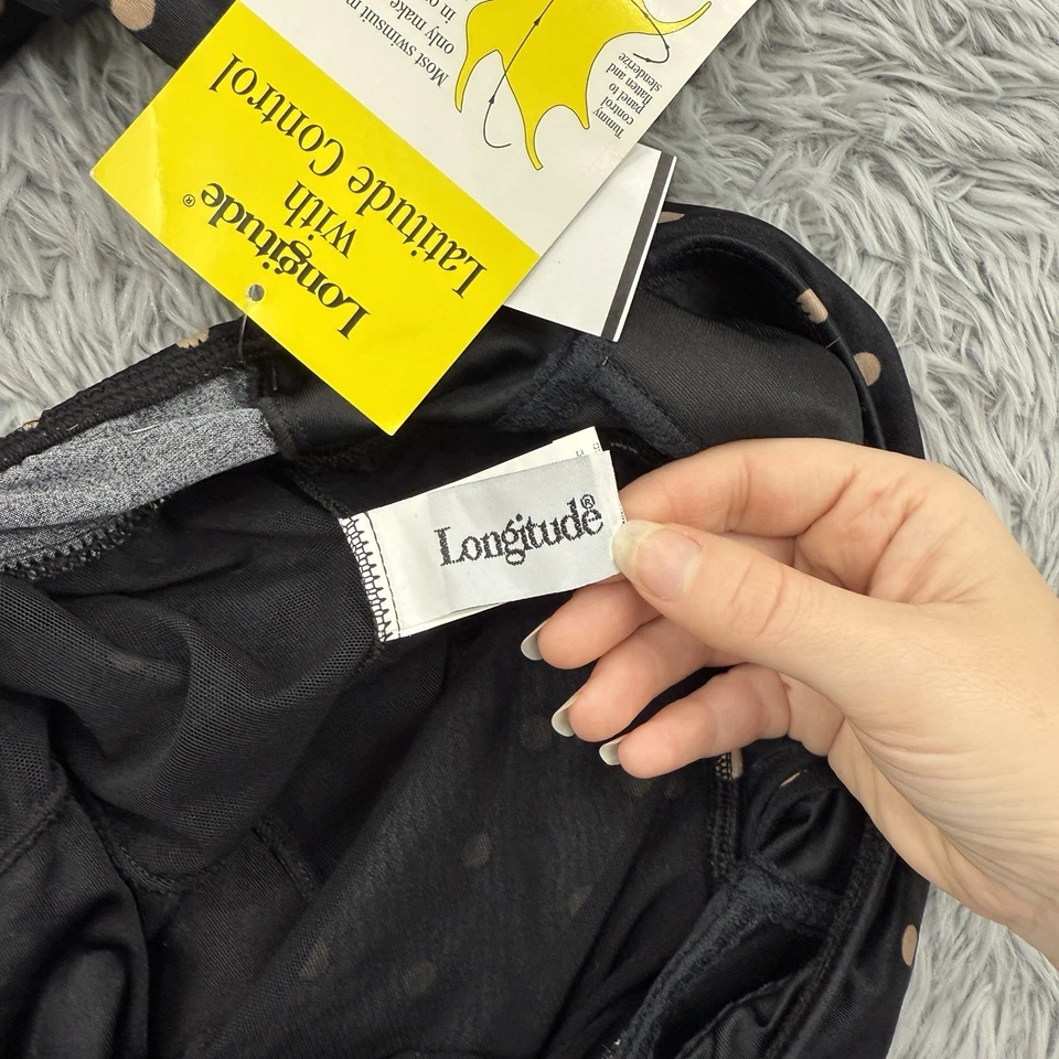 Traje de baño Longitude para mujer 10 puntos nuevo con etiquetas una pieza costero playa control abdominal Foto 3 de 4