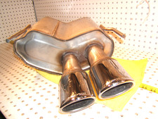 Genuine Mercedes W202 98-00 C43 Amg V8 Rear Exhaust Factory Amg 1 Muffler Tips Genuine Mercedes W202 98-00 C43 Amg V8 Rear Exhaust Factory Amg 1 Muffler Tips
