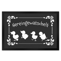 Hereingewatschelt FußMatte XL In 40X60 Cm Mit Niedlichen Entchen