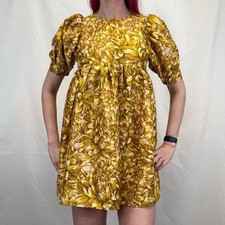 Kika Vargas x Target Floral Puff Sleeve Mini Dress Women’s XS Sold Out