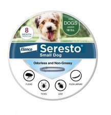 Elanco Seresto Flea Tick Collar - Small Dog 18 lbs