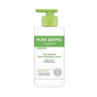 On the Body Pure Derma Mild Moisture Green Herb Body Lotion 400ml -FREE SHIPPING