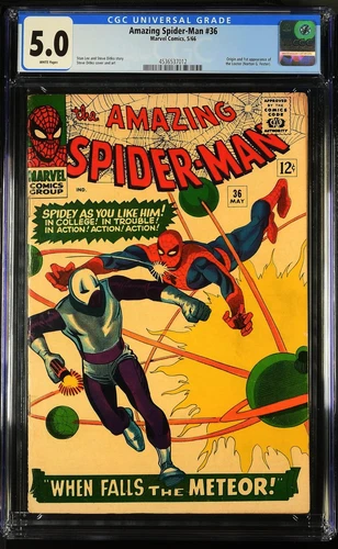 Amazing Spider-Man 36 CGC 5.0 WHITE PAGES